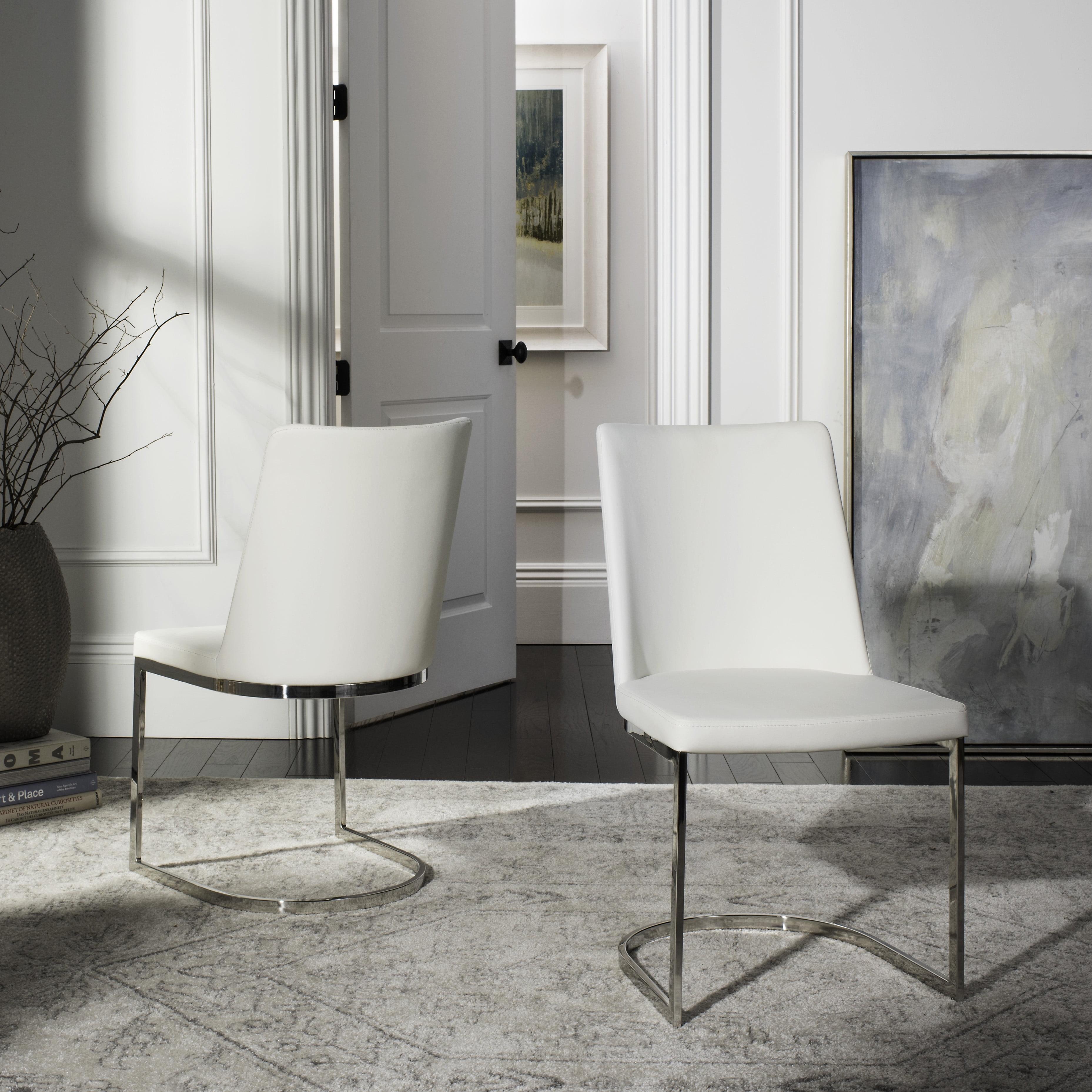 Safavieh Parkston 18''H Glam Upholstered Side Chair, Set of 2