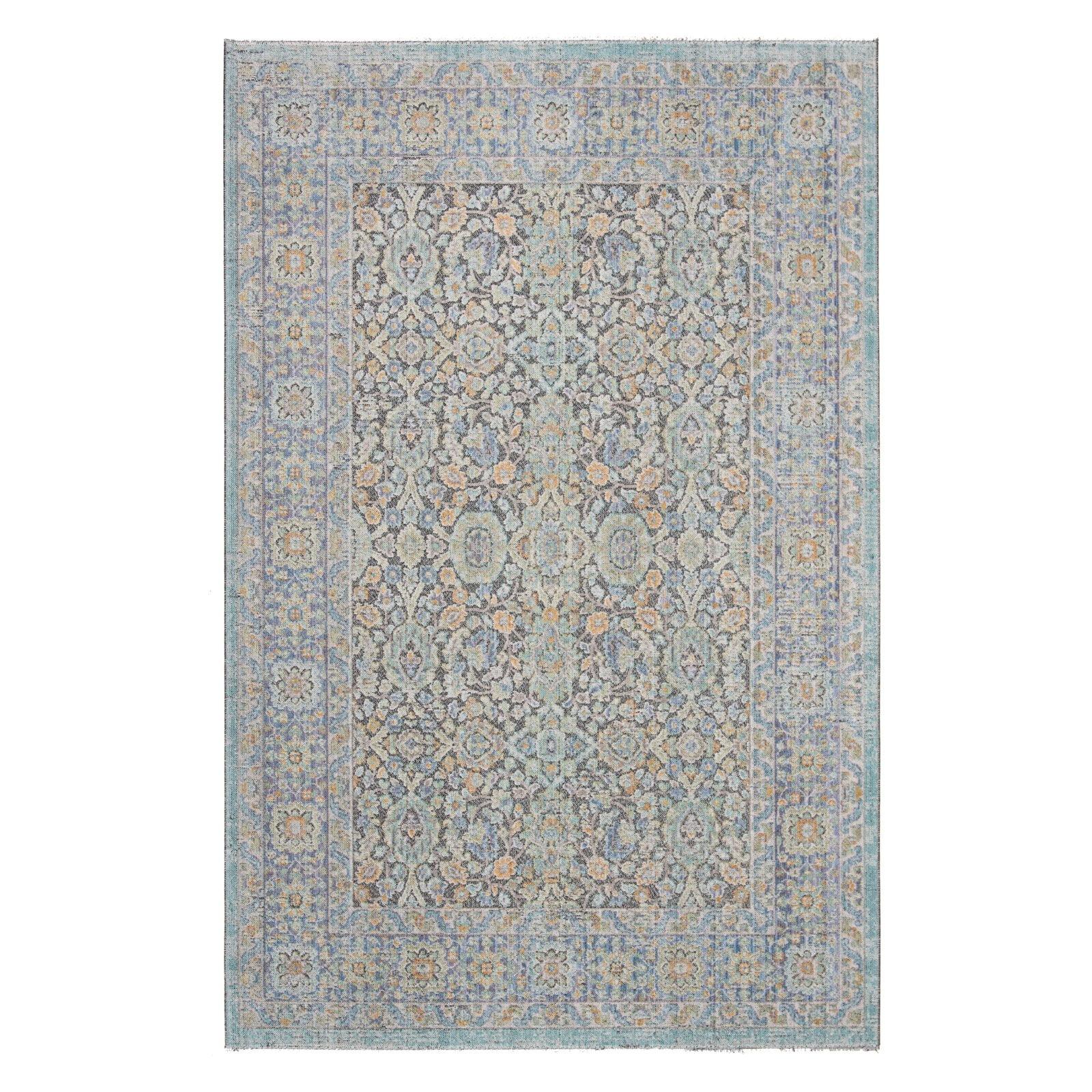 Provance PRV134 Power Loomed Indoor Area Rug - 8'x10' - Blue/Green - Safavieh