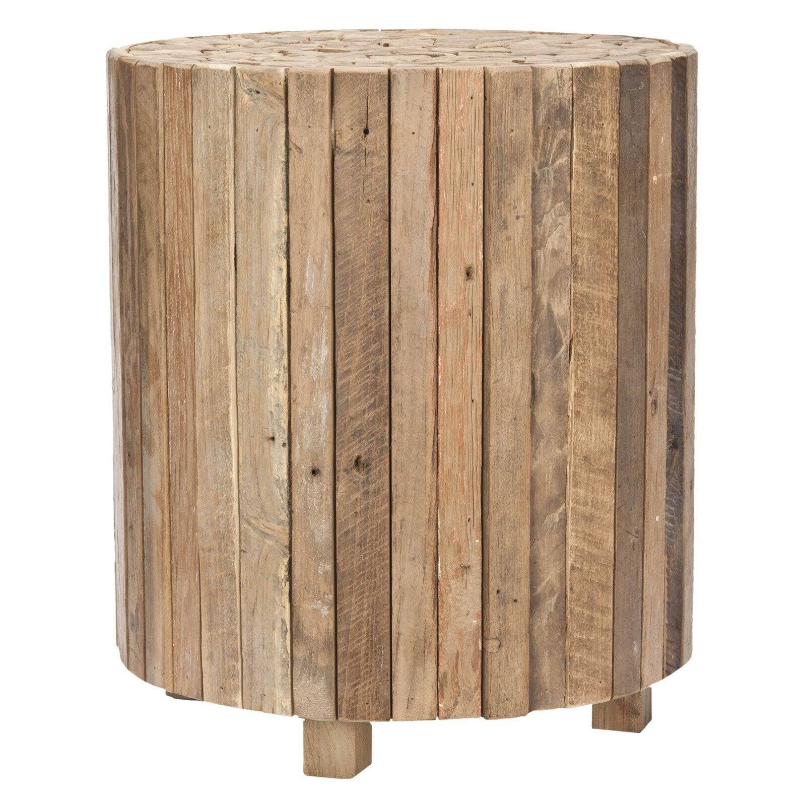 Richmond Round End Table - Medium Oak - Safavieh.