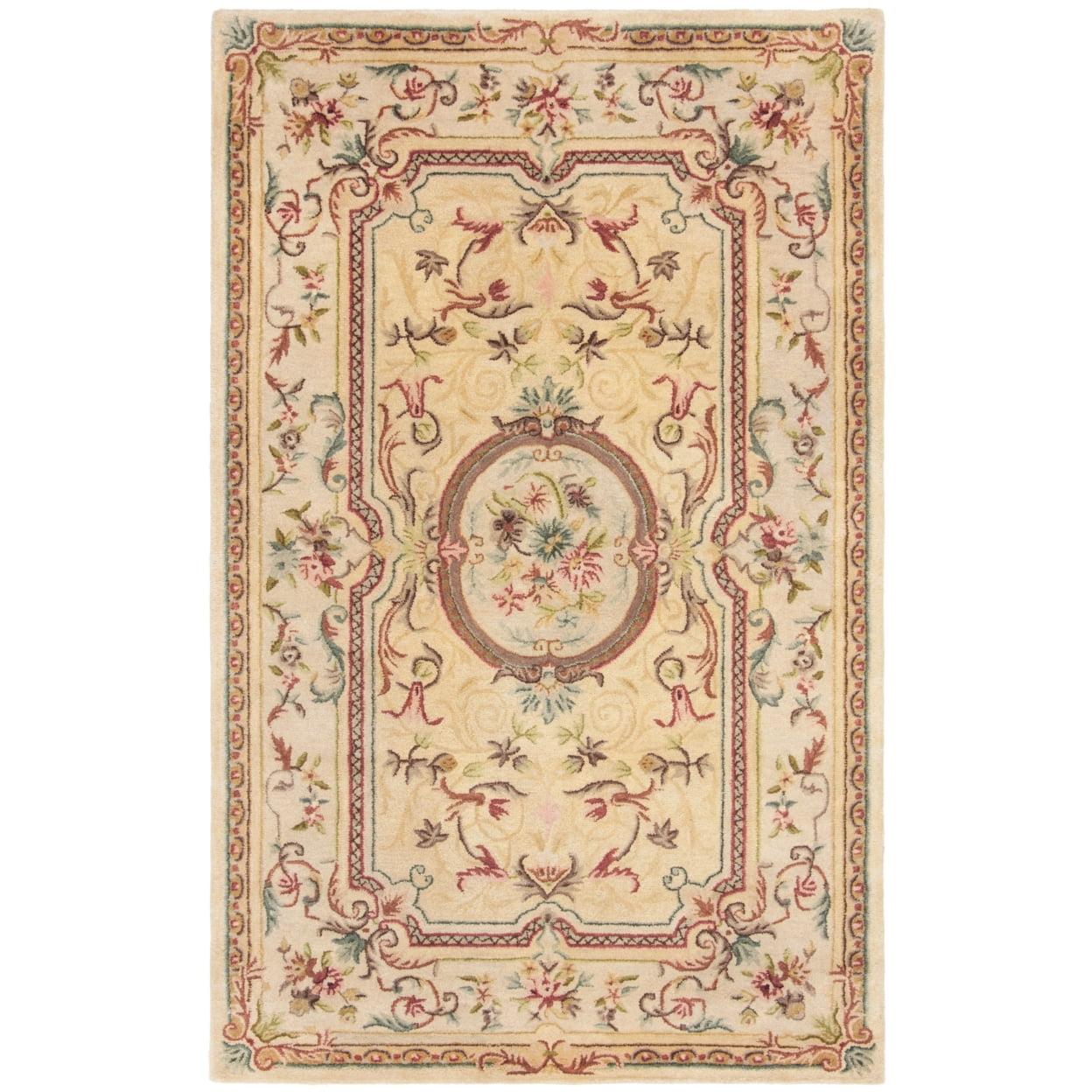 Bergama Area Rug in Light Gold/Beige