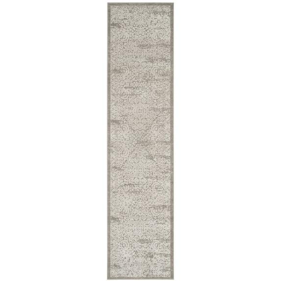 Princeton PRN711 Power Loomed Indoor Runner Rug - 2'x8' - Grey/Beige - Safavieh