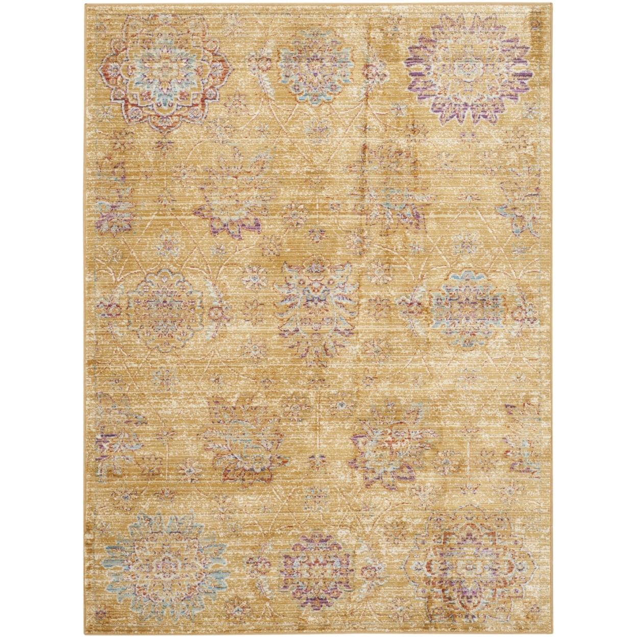 Sasha Viscose Floral Rug