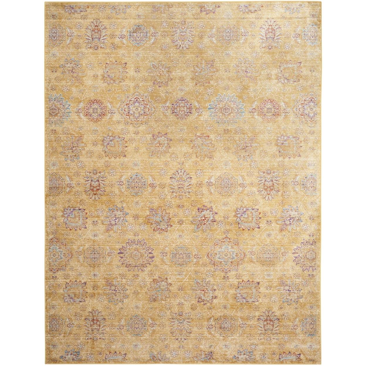 Sasha Viscose Floral Indoor Rug