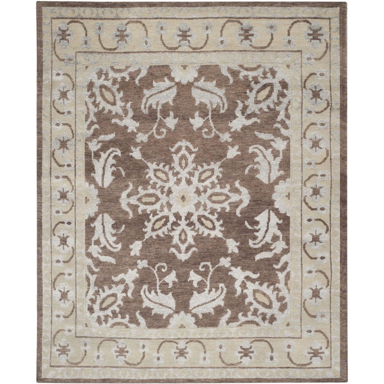 Stone Wash STW216 Hand Knotted Runner Rug - Charcoal - 2'6"x8' - Safavieh.