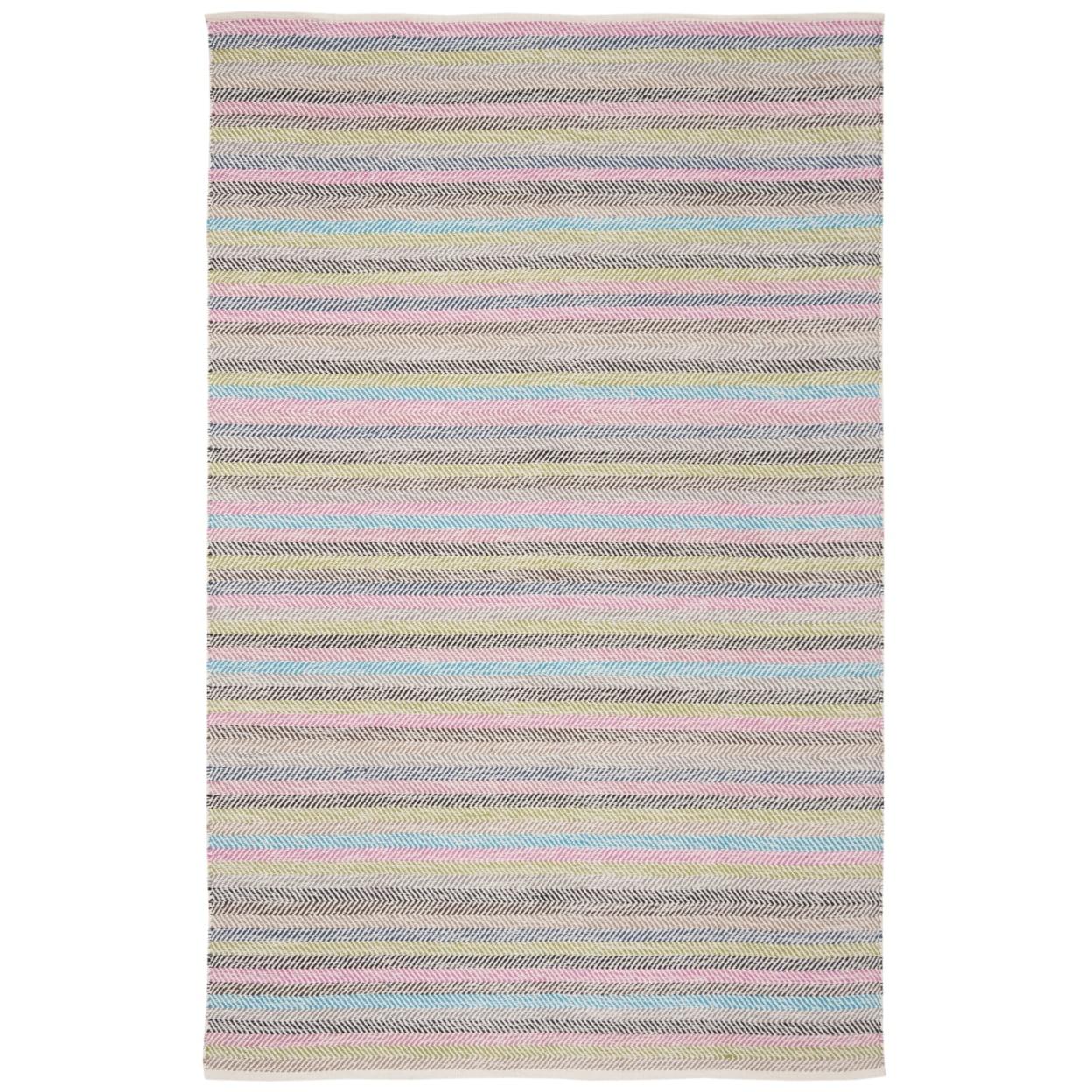 Striped Kilim STK421 Hand Woven Area Rug  - Safavieh