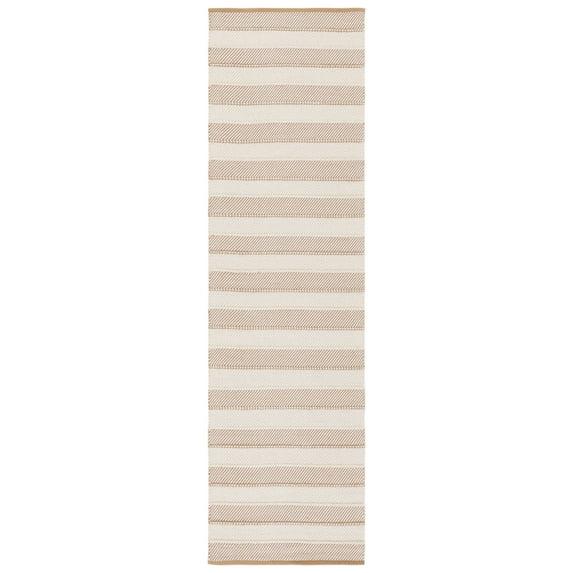 Striped Kilim STK803 Hand Woven Runner Rug - Beige/Gold - 2'3"x8' - Safavieh.