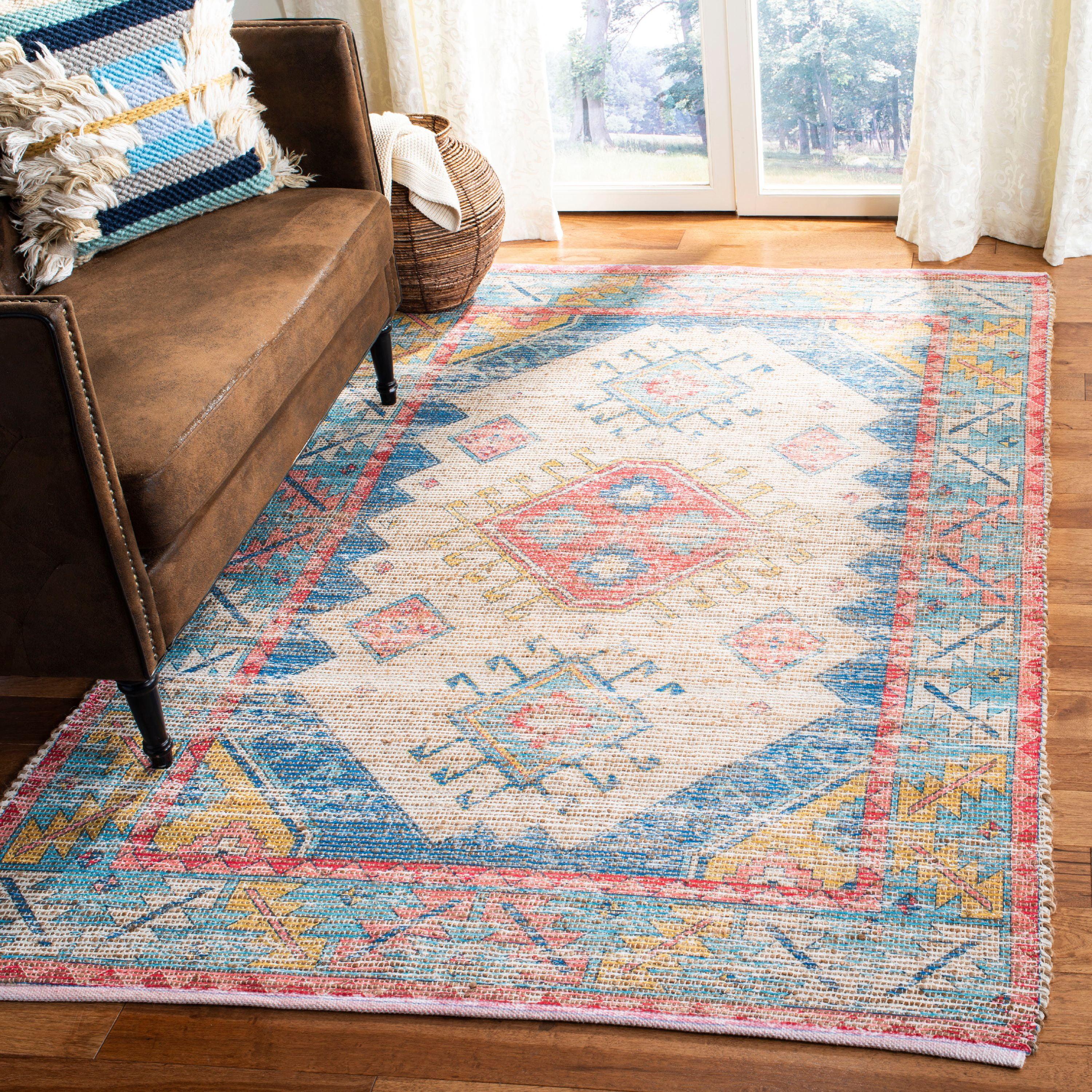 Safavieh Saffron Ruth Overdyed Geometric Area Rug or Runner