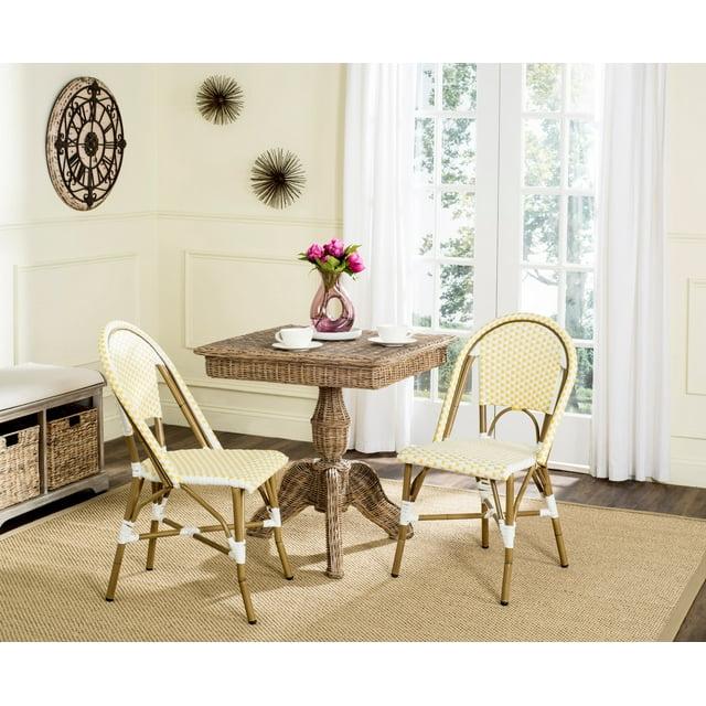 Casidy Polyethylene (PE) Wicker Wicker Outdoor Dining Side Chair