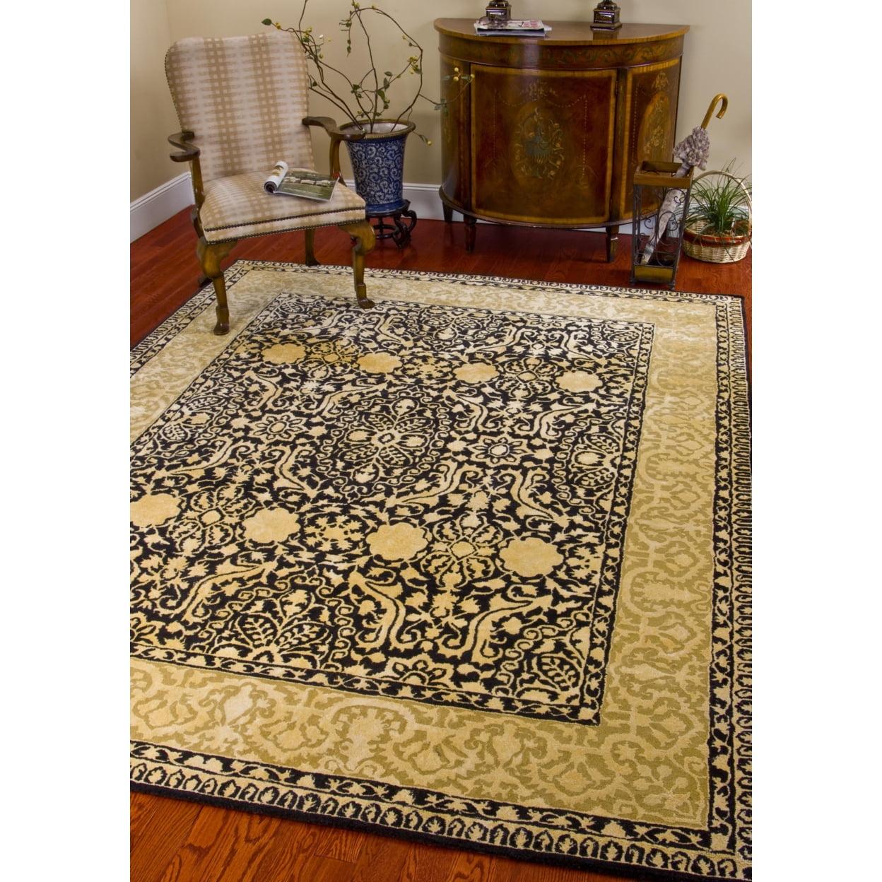 Safavieh SKR213B Silk Road Black / Ivory