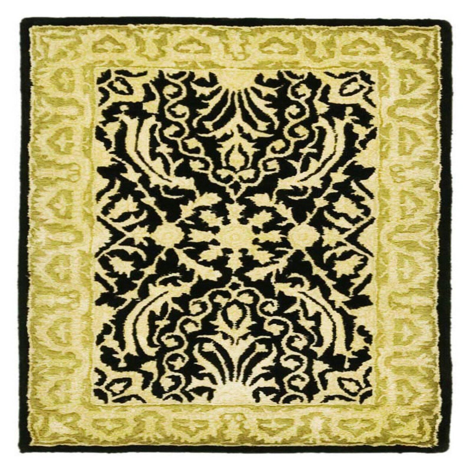 Safavieh Silk Road SKR213B Area Rug - Black/Ivory