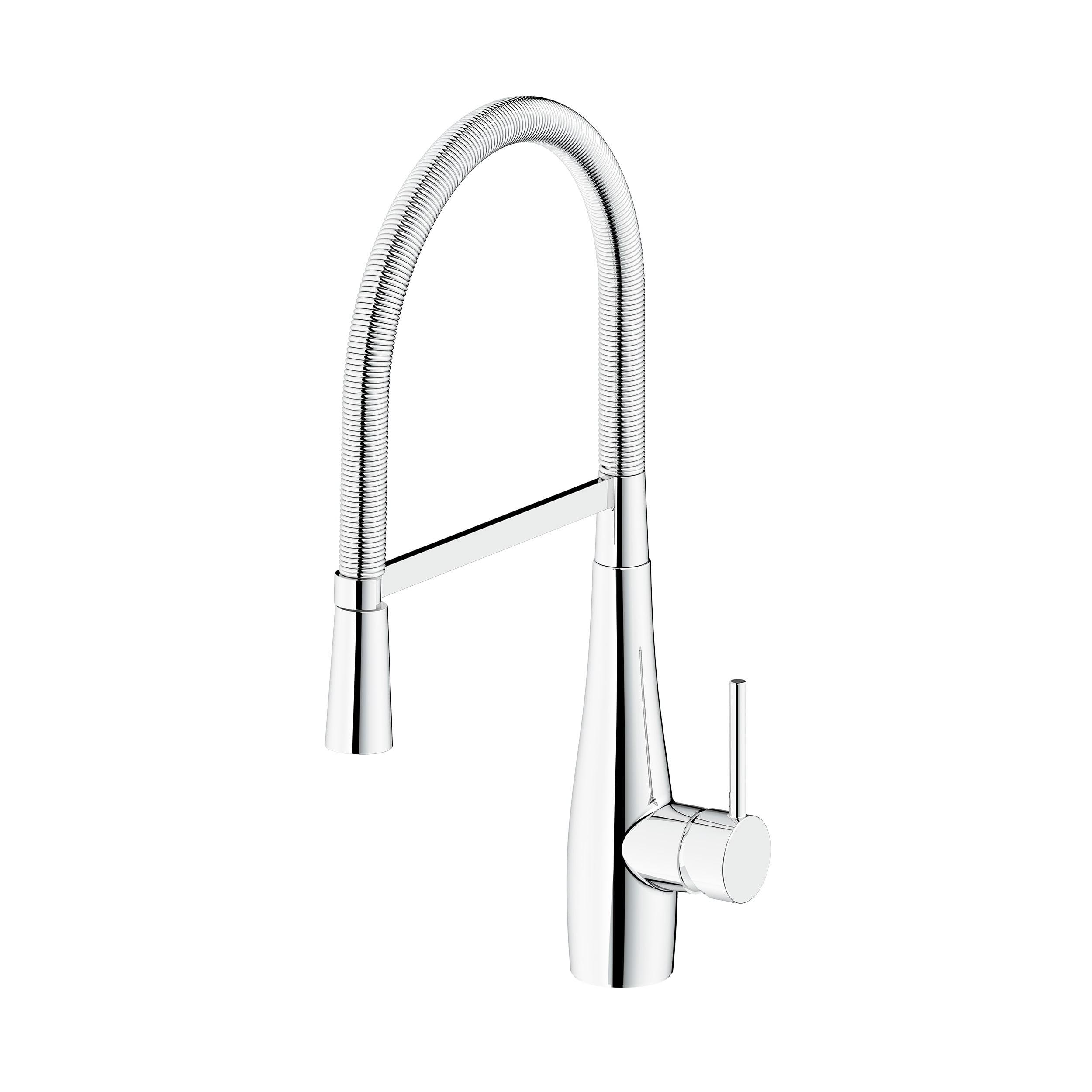 Chrome Pull-out Spray Kitchen Faucet with Sleek Design