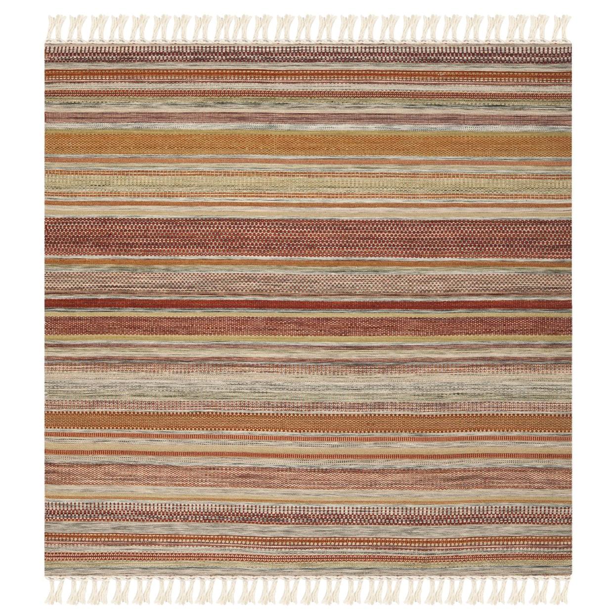 Striped Kilim STK311 Hand Woven Area Rug  - Safavieh