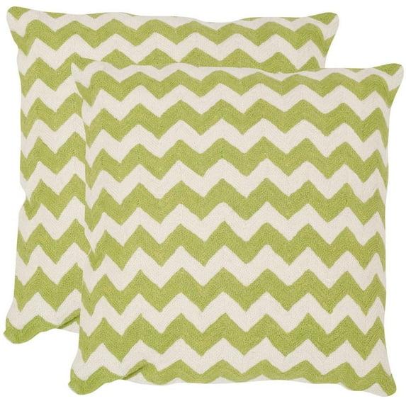 Safavieh Canvas Reversible Throw Pillow (Set of 2)