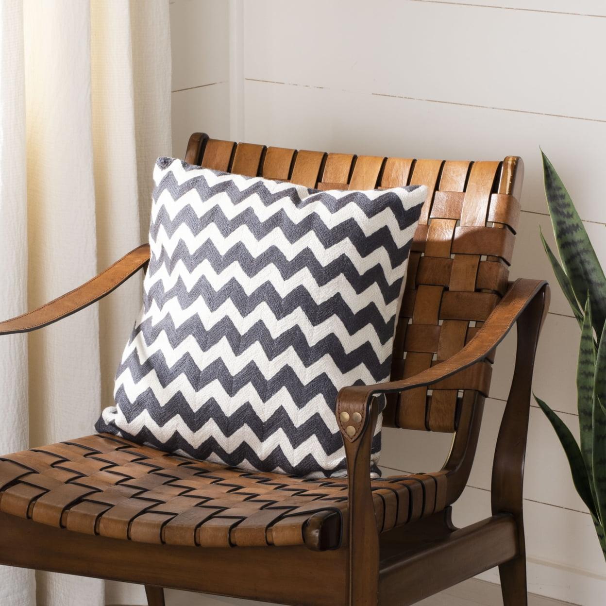 Canvas Reversible Throw Pillow