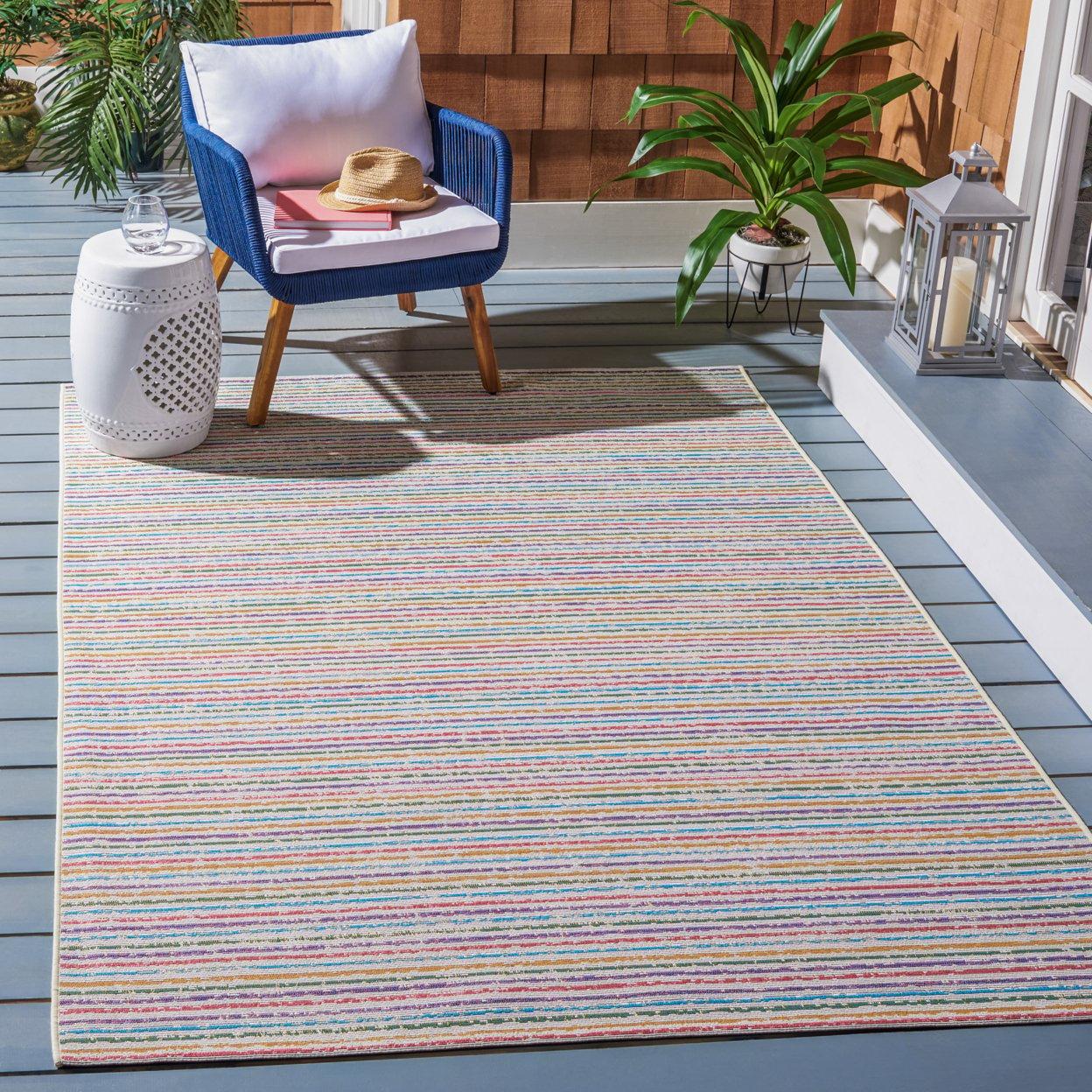 Summer SMR421 Power Loomed Indoor and Outdoor Area Rug  - Safavieh