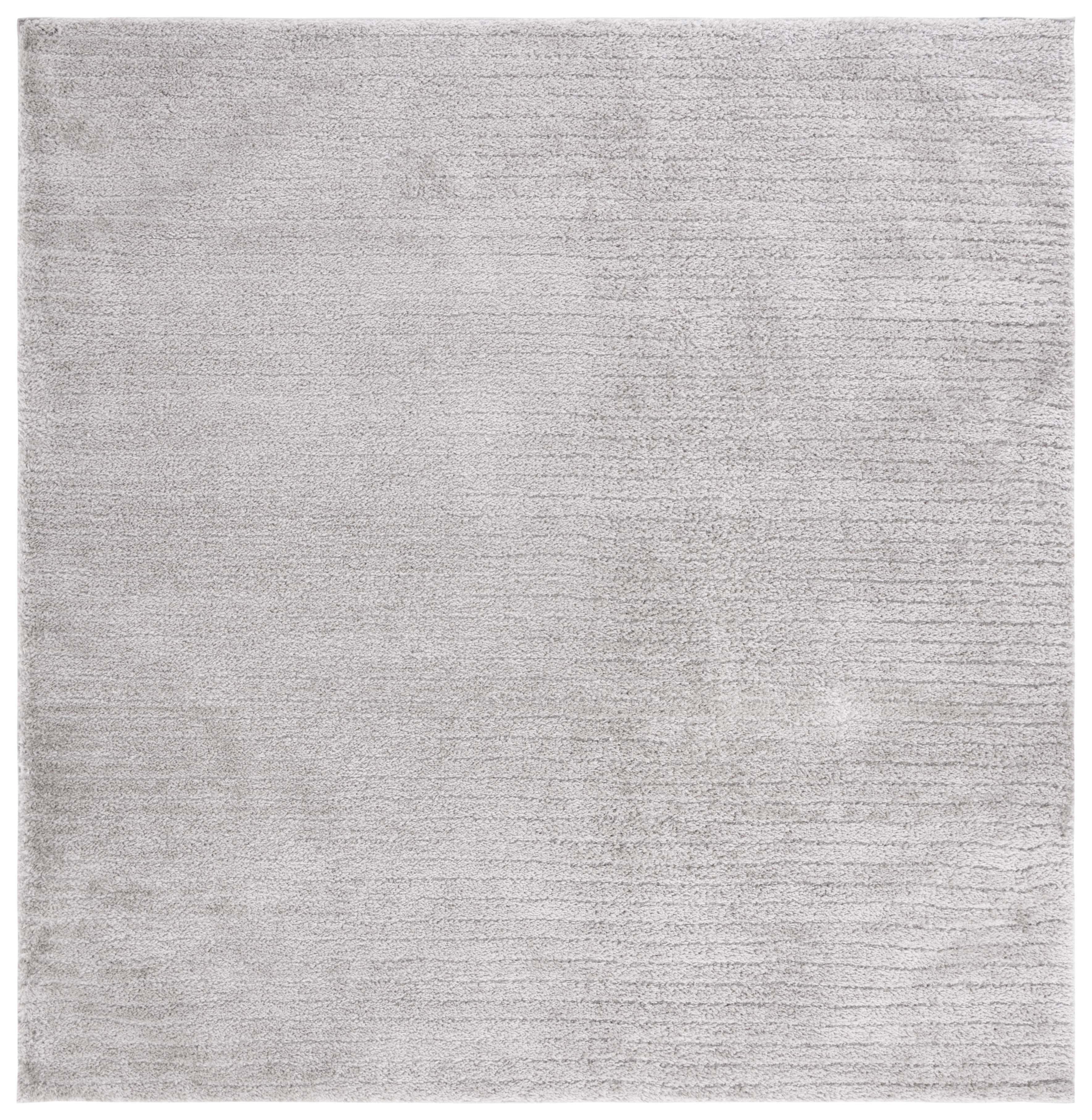 SAFAVIEH Tahoe Candyce Solid Shag Area Rug, Grey, 6'7" x 6'7" Square