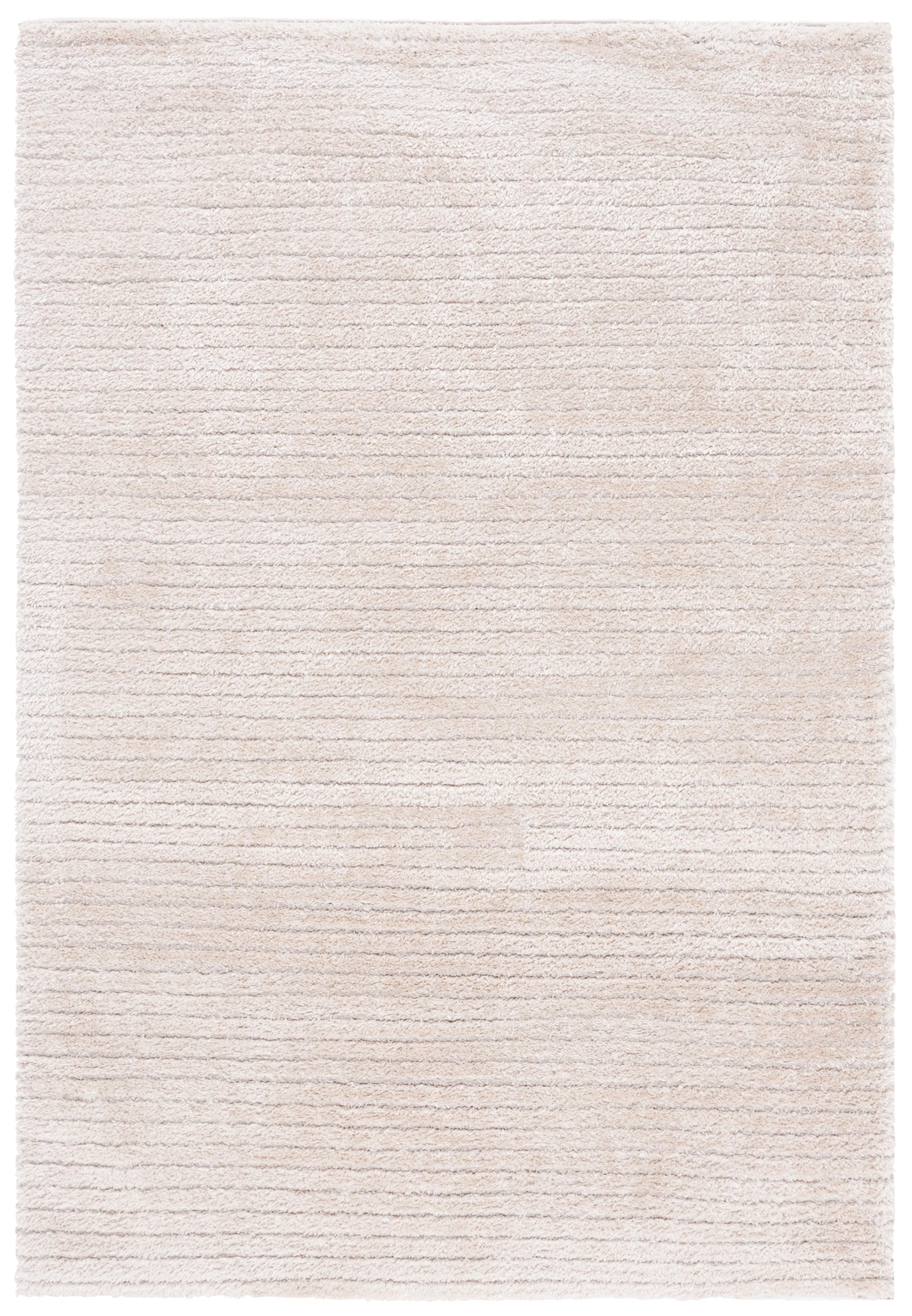 SAFAVIEH Tahoe Candyce Solid Shag Area Rug, Beige, 4' x 6'