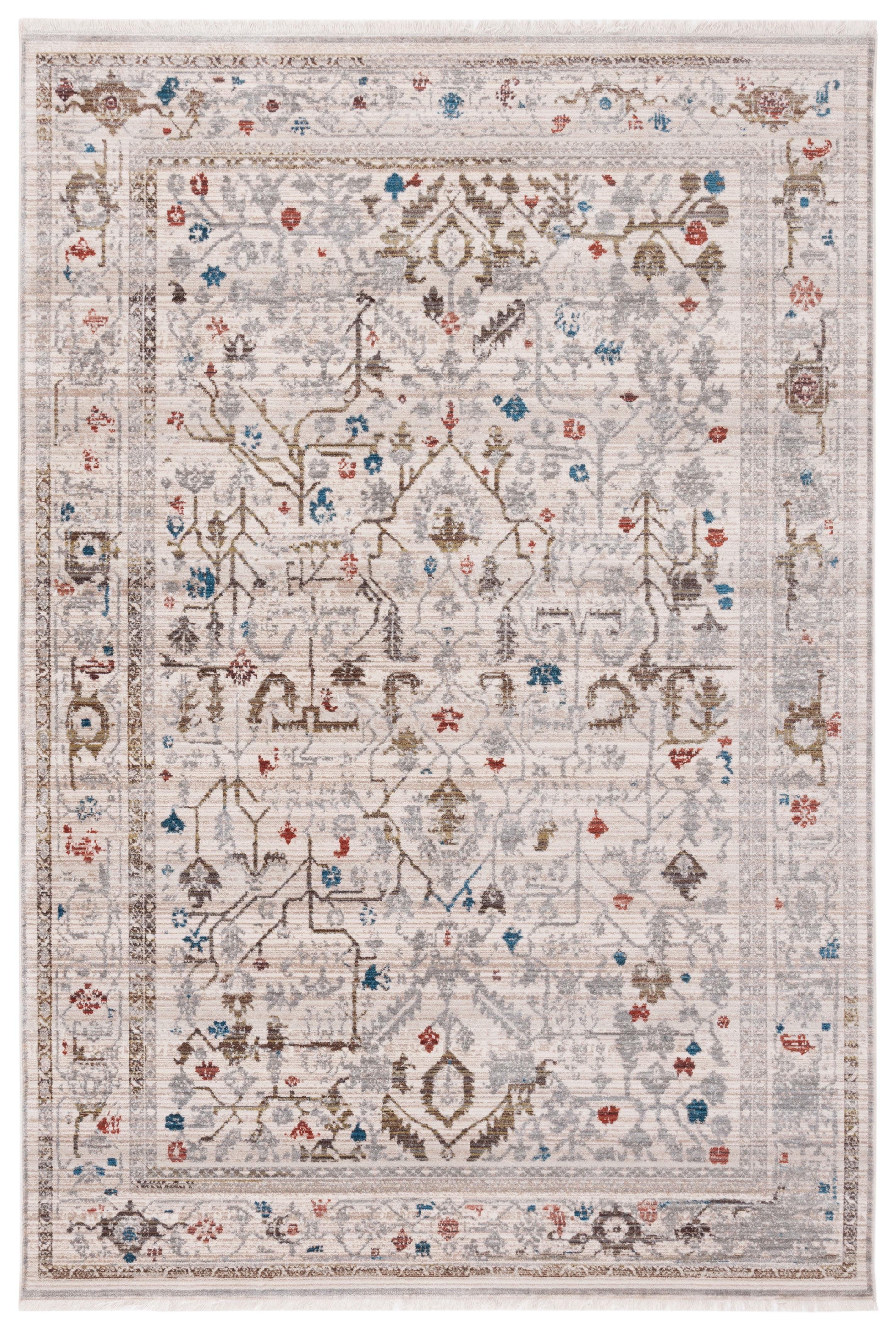 Vintage Persian VTP427 Power Loomed Area Rug - Ivory/Sage - 5'x7'6" - Safavieh.