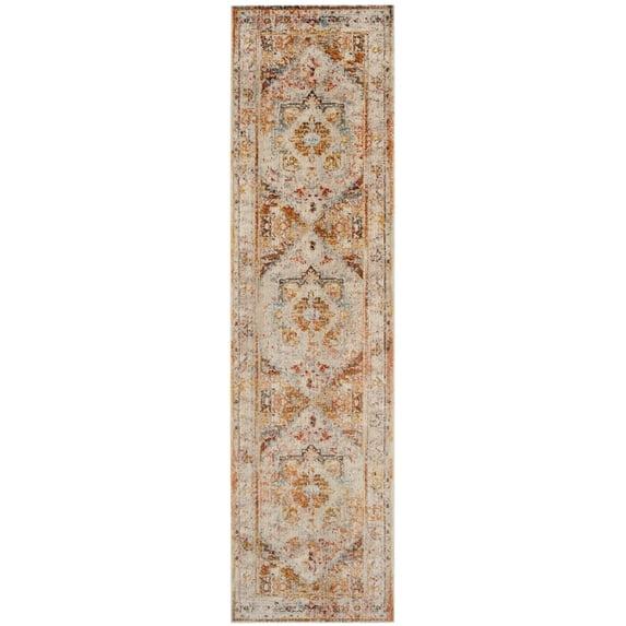 Vintage Persian VTP438 Power Loomed Indoor Runner Rug - Cream/Multi - 2'2"x10' - Safavieh