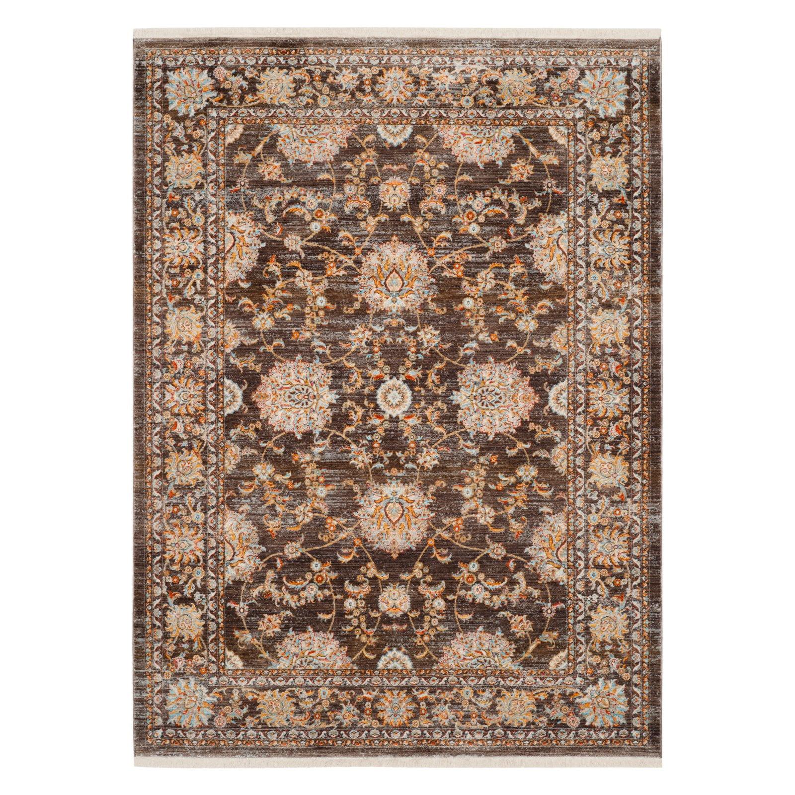 Vintage Persian VTP469 Power Loomed Indoor Accent Rug - Brown/Multi - 3'x5' - Safavieh