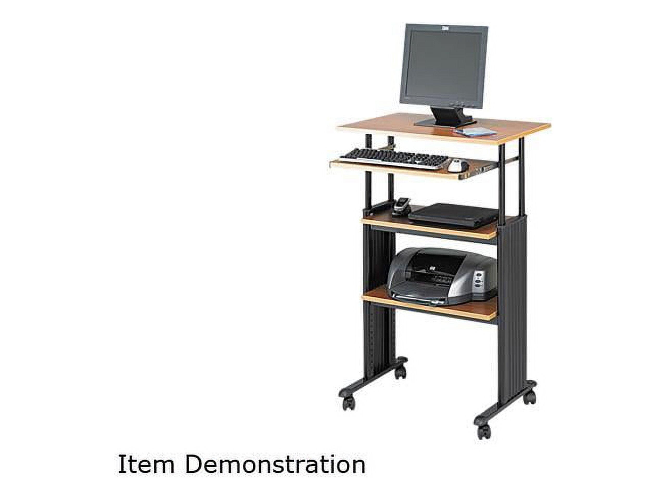 MUV Adjustable Stand-Up Workstation AV Cart