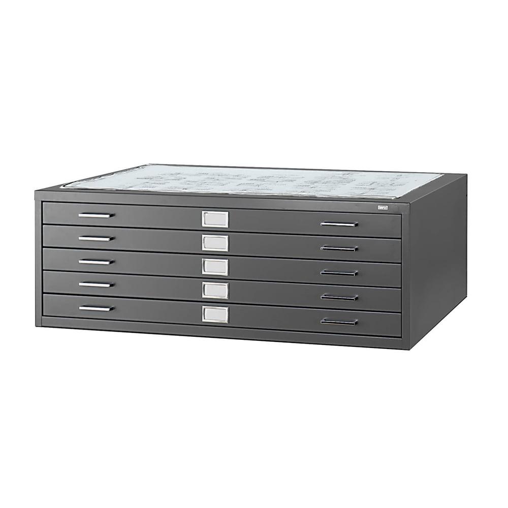 Five-Drawer Flat File Filing Cabinet