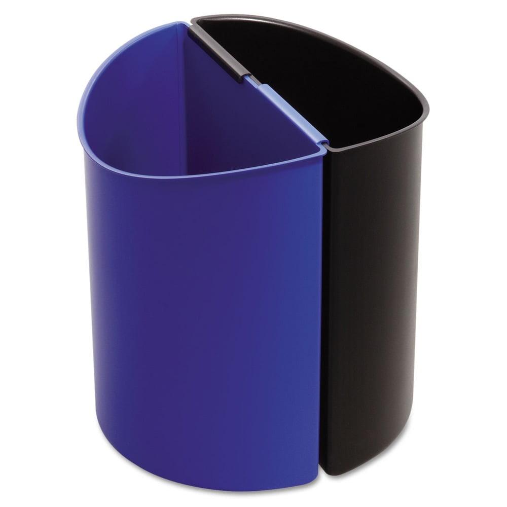 Plastic Multi-Compartments Trash & Recycling Bin