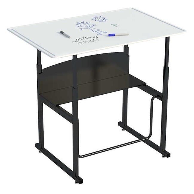 Safco Products Company AlphaBetter® Metal Adjustable Height Open Front Desk & Reviews | Wayfair