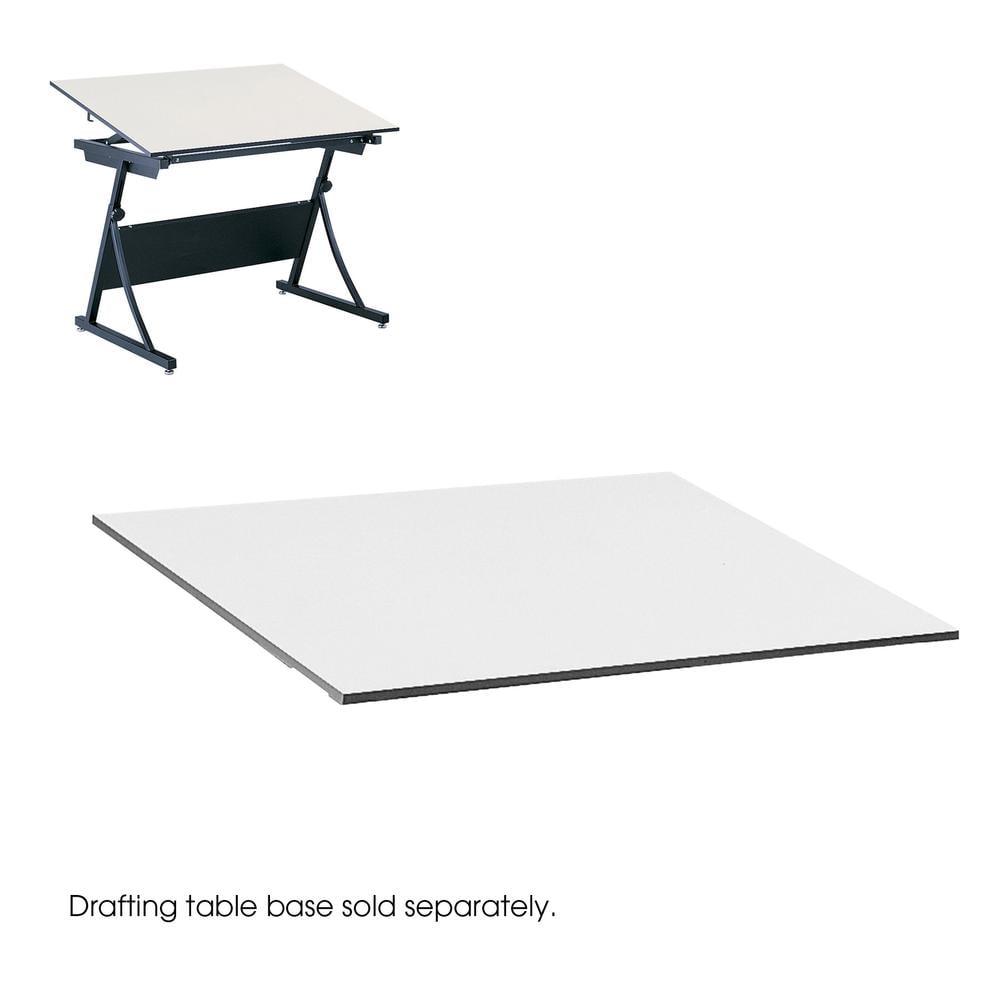 White Rectangular Particle Board Table Top, 60 x 37.5 inches