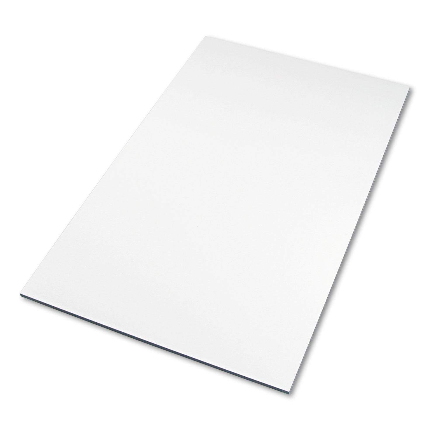 White Rectangular Particle Board Table Top, 60 x 37.5 inches