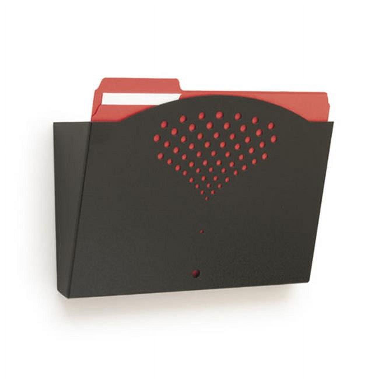 Letter Size Steel Wall File - Black