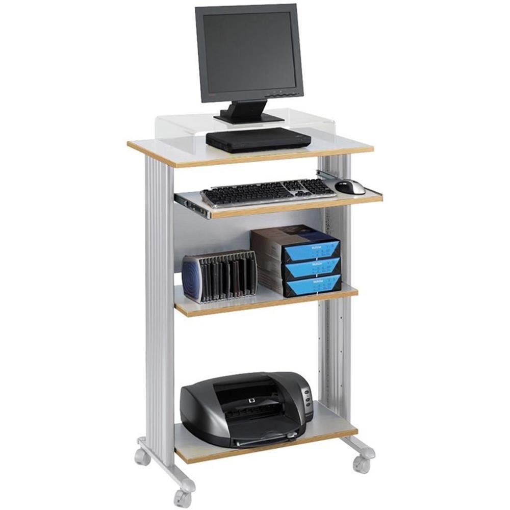 MUV Fixed Stand-Up Workstation AV Cart