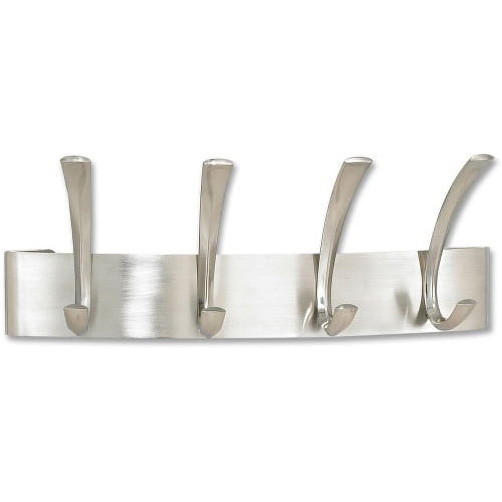 Safco, Saf4205Sl, Wall Mounted Metal Coat Racks, 1 / Each, Silver