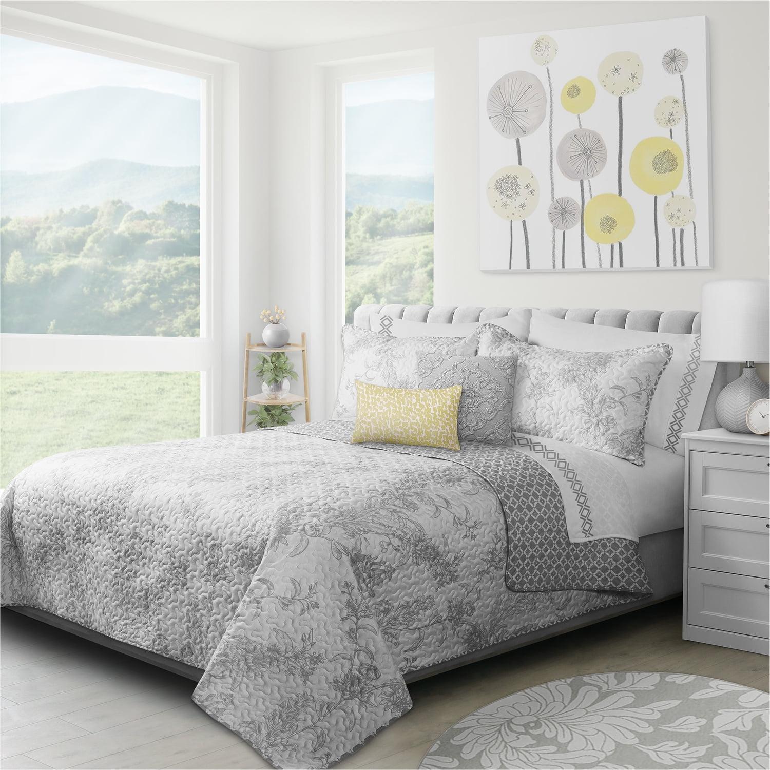 Safdie & Co. Inc. Floral Quilt Set (Set of 3)