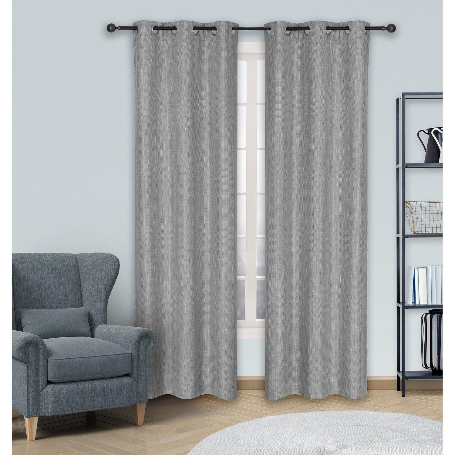 Polyester Room Darkening Curtain Pair (Set of 2)