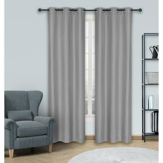 Safdie & Co. Inc. Polyester Room Darkening Curtain Pair (Set of 2)