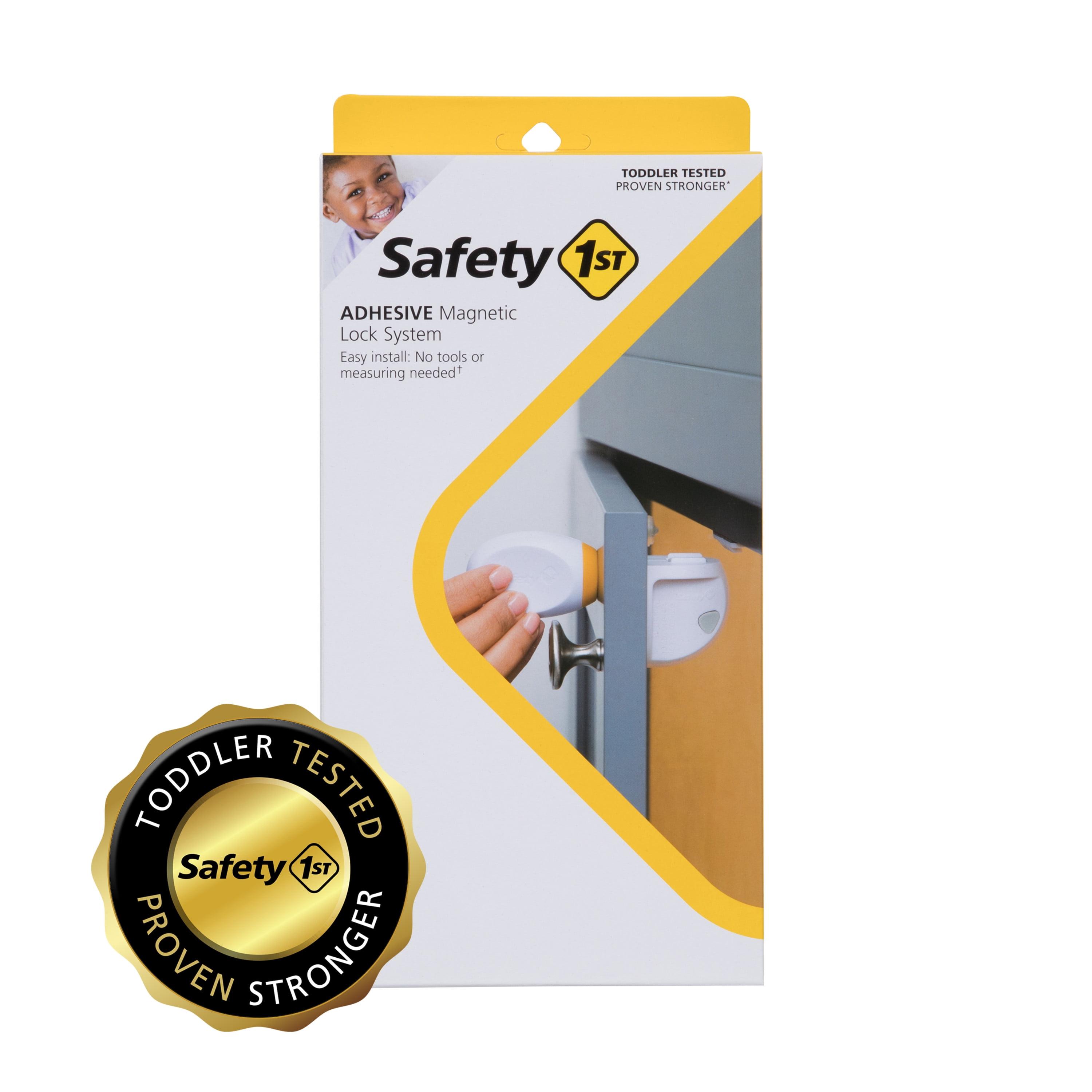 Safety 1st White Adhesive Magnetic Lock System with 8 Locks and 2 Keys