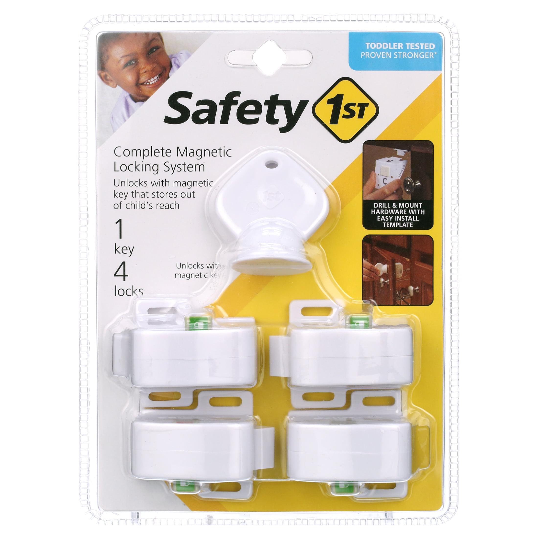 Safety 1st Complete Magnetic Locking System with 4 Locks and 1 Key