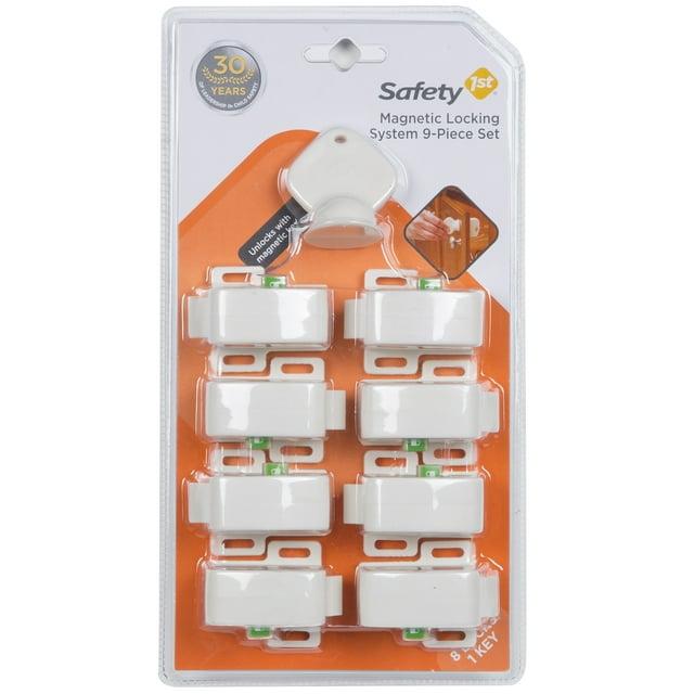 Safety 1st Deluxe Magnetic Locking System (8 locks, 1 key), White, Toddler