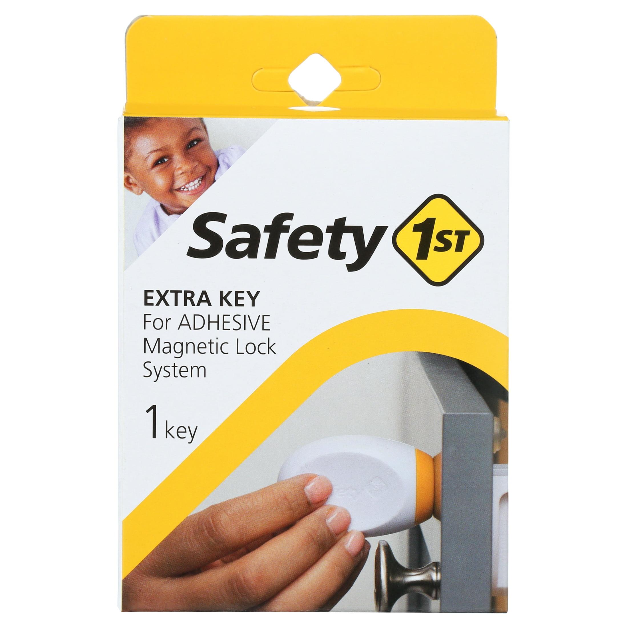 Safety 1st White Metal Magnetic Cabinet Locks 1 pk