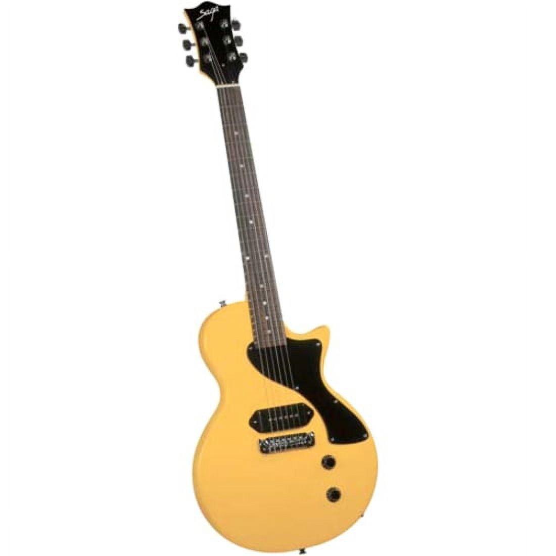 Saga Musical Instruments LJ-10 Student Electric Guitar Kit, Single Cutaway