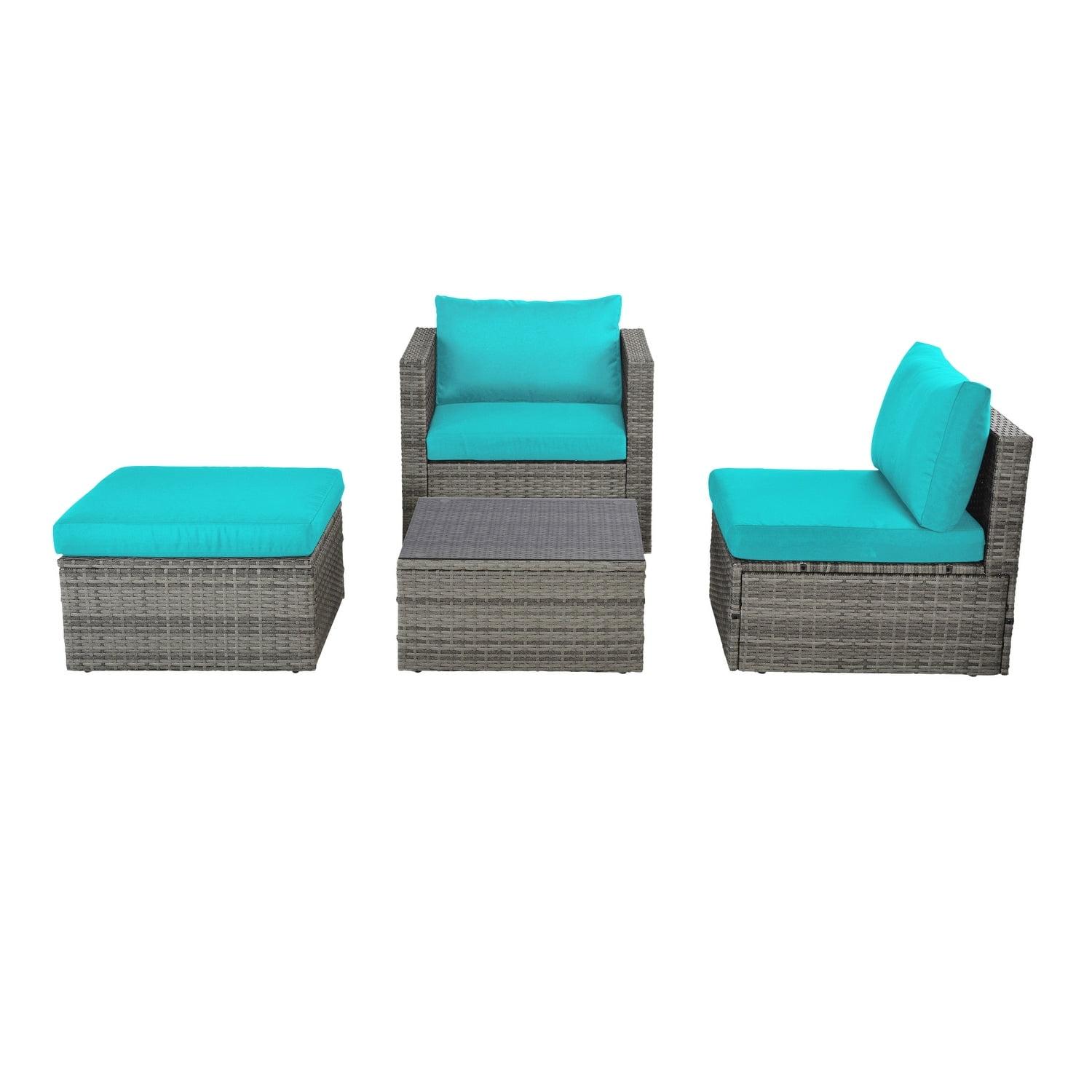 4 - Person Outdoor Seating Group with Cushions