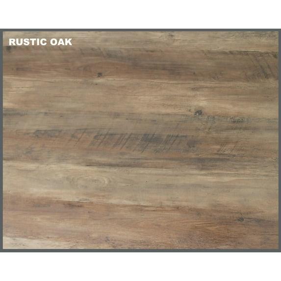 Oxford Modern Farmhouse Hutch Desk with Cabinet Rustic Oak