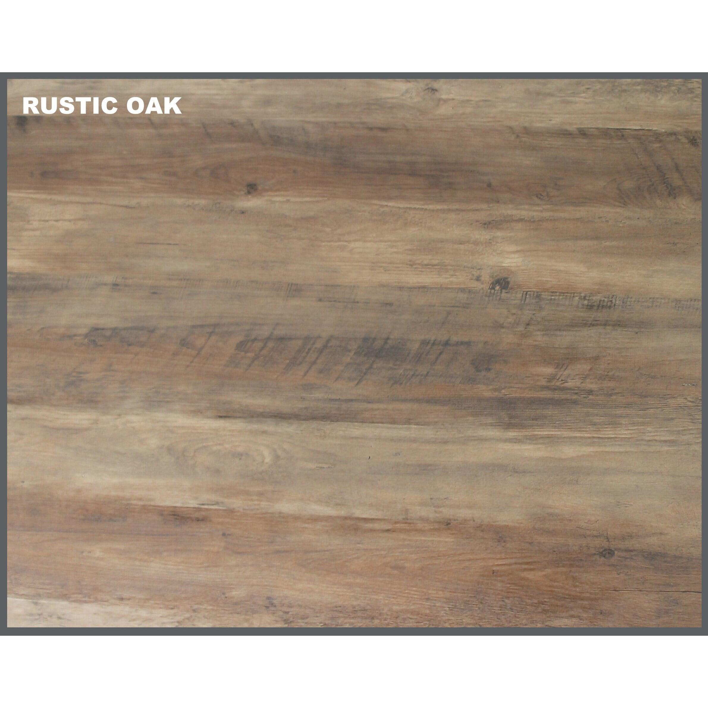 Oxford Modern Farmhouse Hutch Desk with Cabinet Rustic Oak