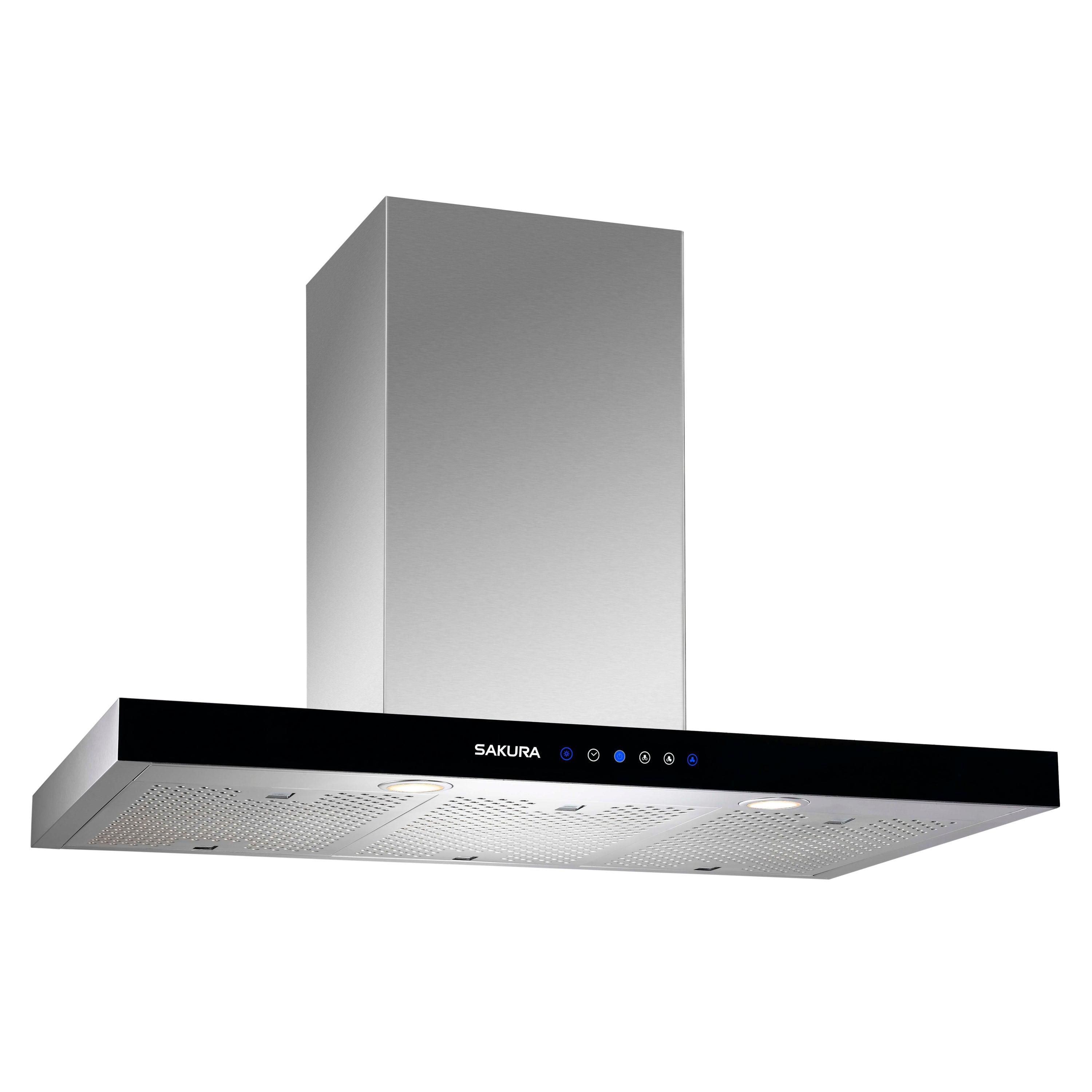 Sakura M3000 30" Stainless Steel Black Range Hood - Made in Taiwan