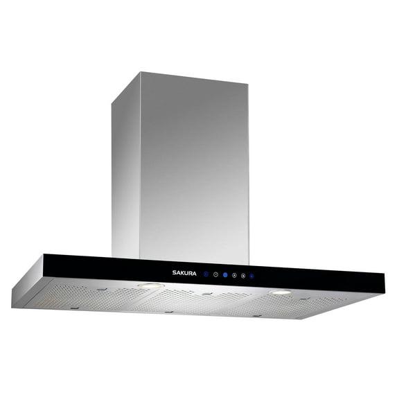 Sakura M3000 30" Stainless Steel Black Range Hood - Made in Taiwan