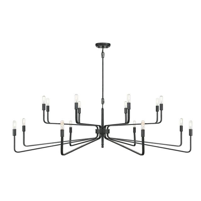 Savoy House Salem 16 - Light Chandelier in  Forged Iron
