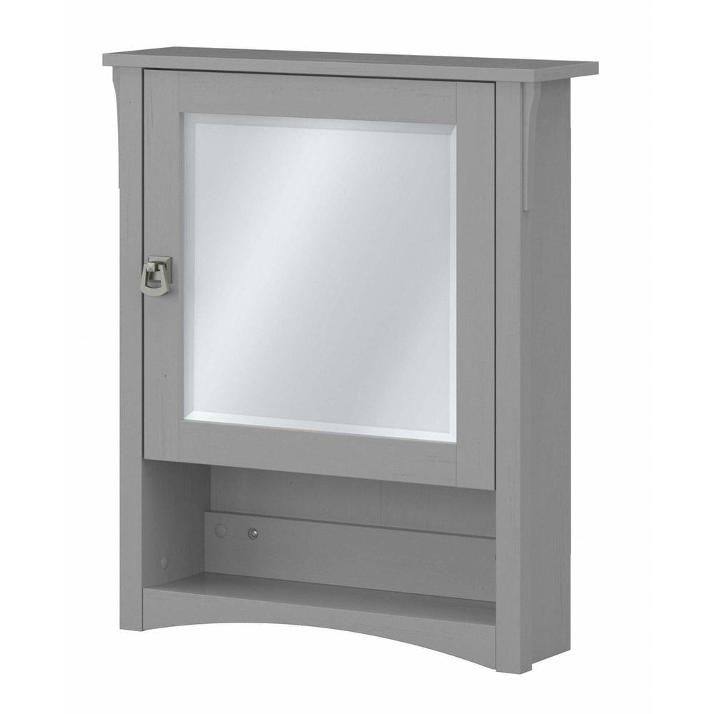 Salinas Bathroom Medicine Cabinet with Mirror in Cape Cod Gray - Engineered Wood