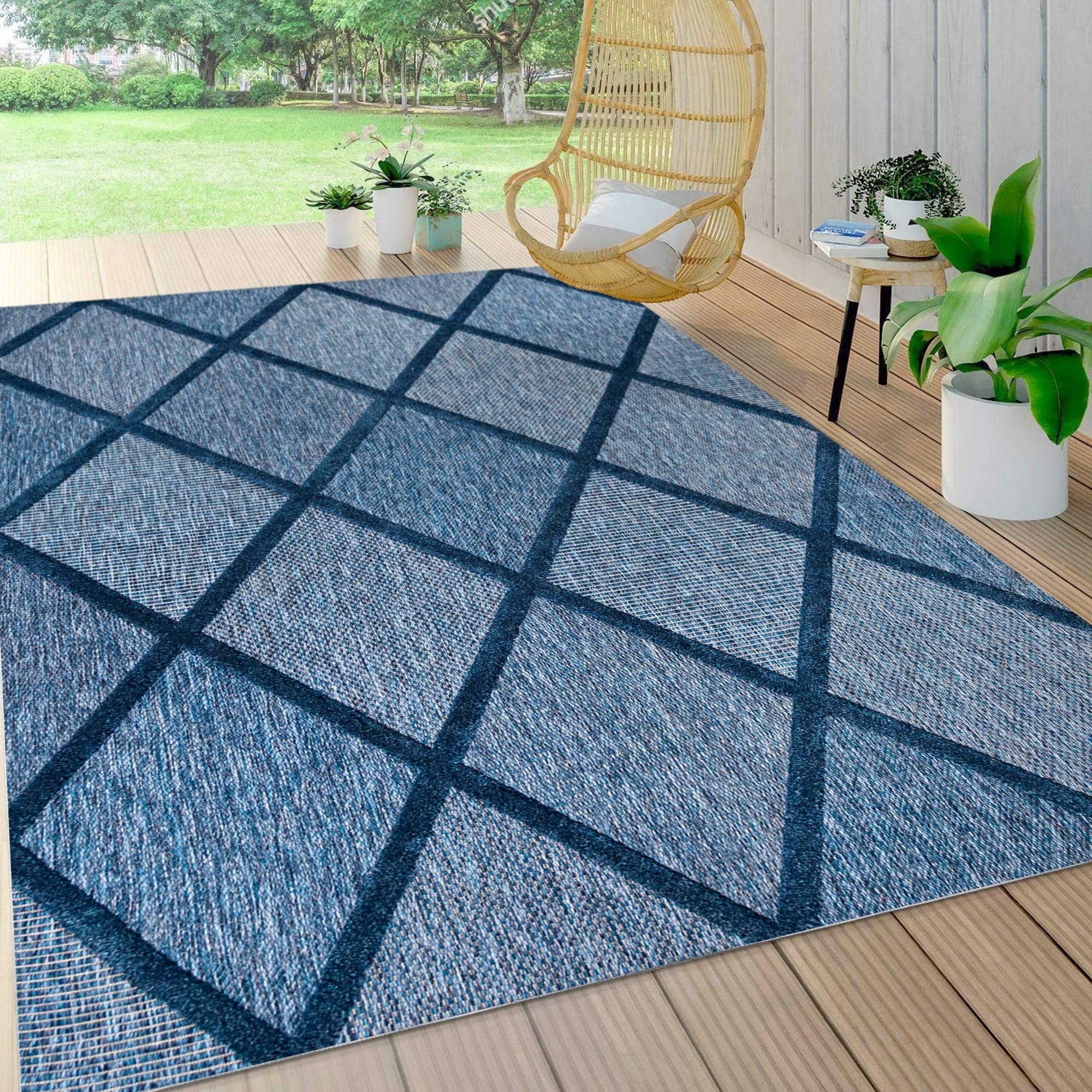 Salines Diamond Trellis Indoor/Outdoor Area Rug - JONATHAN Y