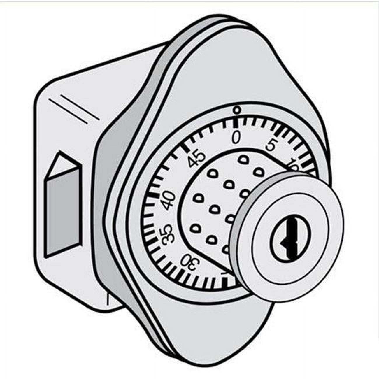 Salsbury Industries 30010 Combination Lock Built-in for Open Access Designer Wood Locker Door